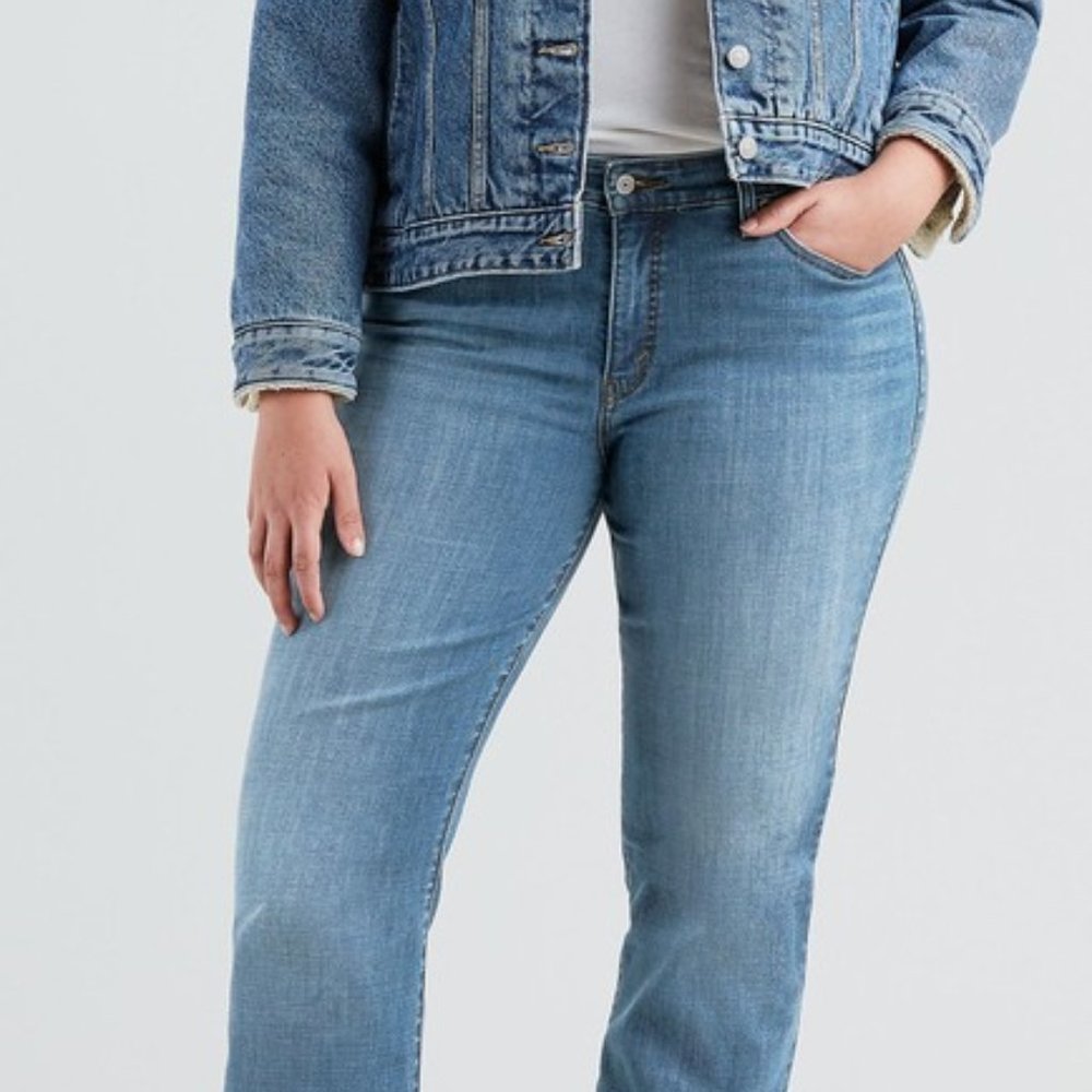 Levis 414 Classic Straight Mid-Rise Jeans - Picture 1 of 12